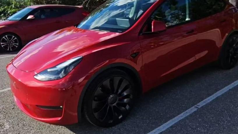 TESLA MODEL Y 2022 7SAYGDEF6NF448130 image